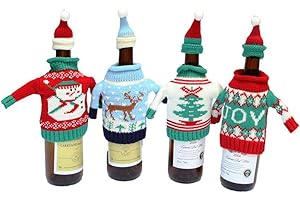 Christmas Wine Bottle Cover Set[4-Pack]