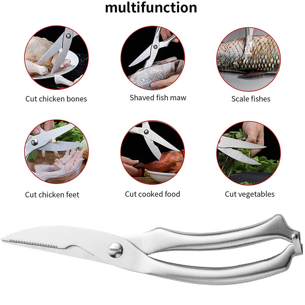 Forbici Trinciapollo FePen Smontabili - Acciaio Inox, Per Carne, Pesce, Pizza - Foto 6