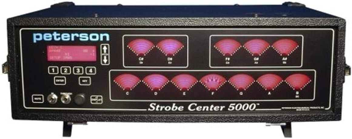 Peterson Strobe Center 5000 II 12 Note Display Strobe Tuner
