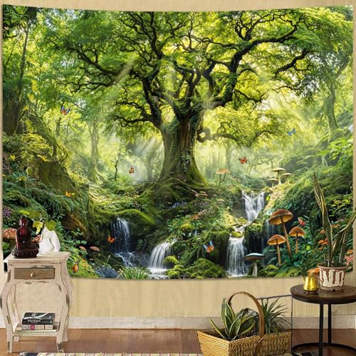 Lunerfex Forest Tree of Life Tapestry, Symbolic Nature Wall Tapestries