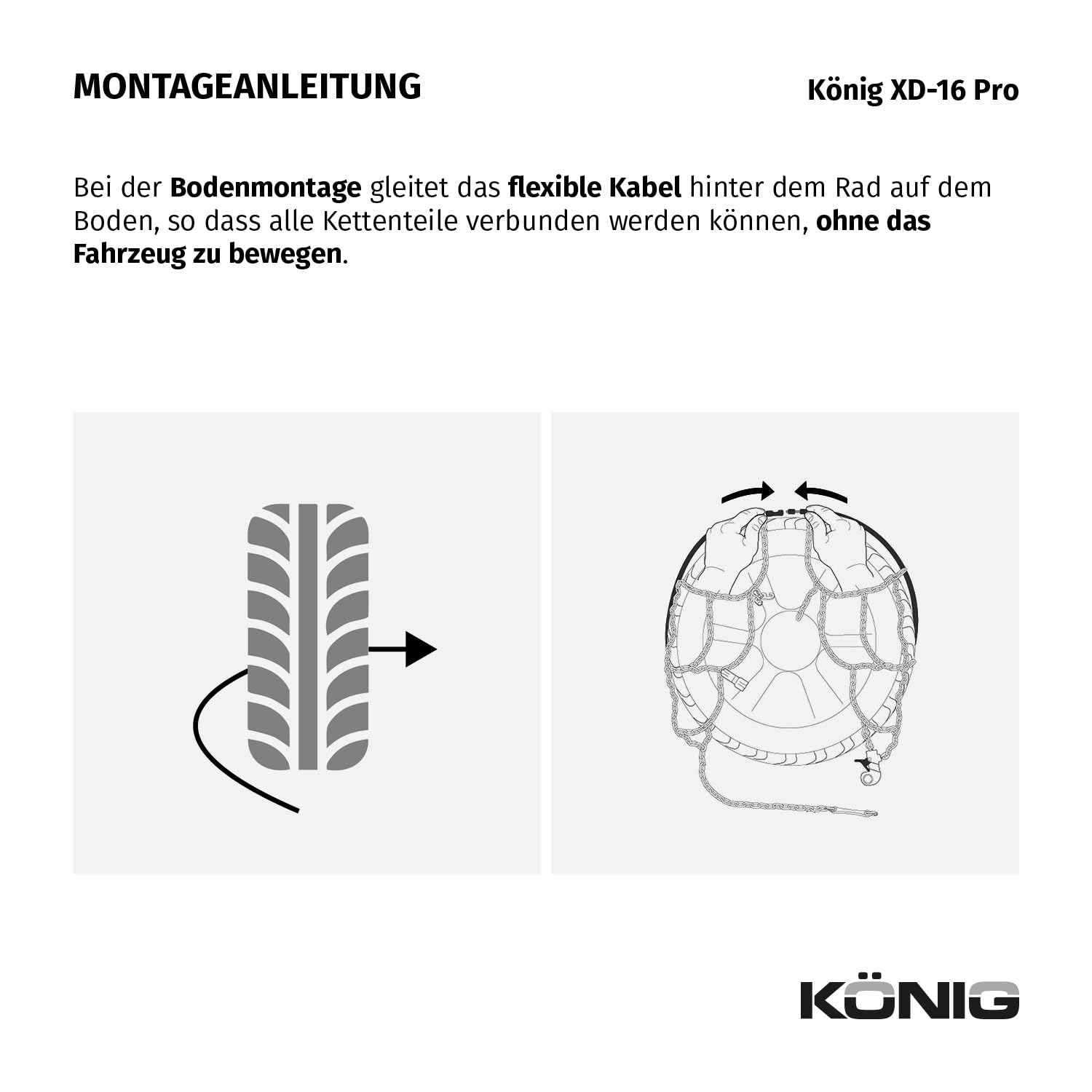 KÖNIG XD-16 PRO 279 - Schneeketten