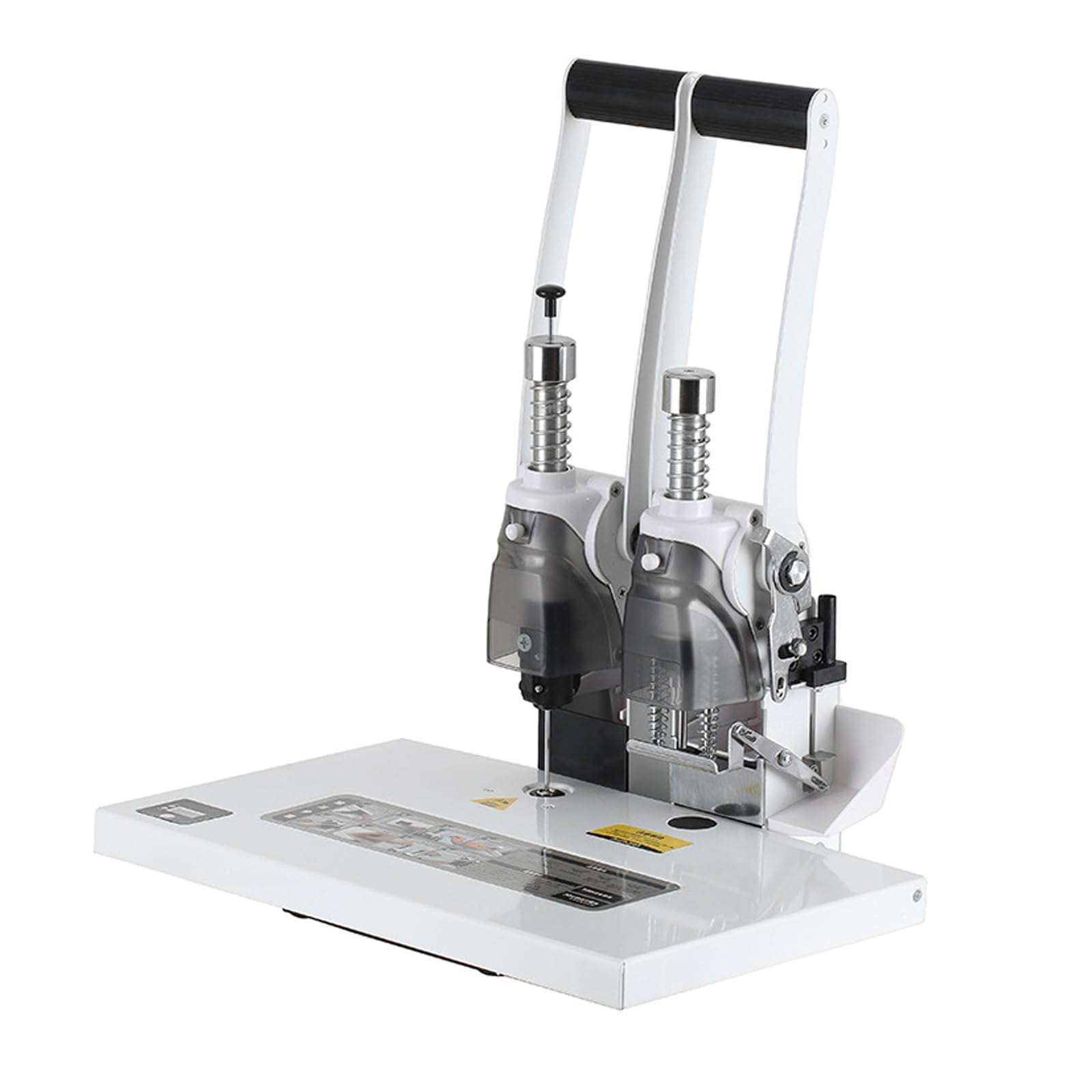 MObyat Financial Certificate Riveting Tube Binding Machine, Manual Bill Voucher Punching Binding Machine with 40mm High-Capacity 15-Second, Labor-Saving Handle Steel Base, for Office Paperwork