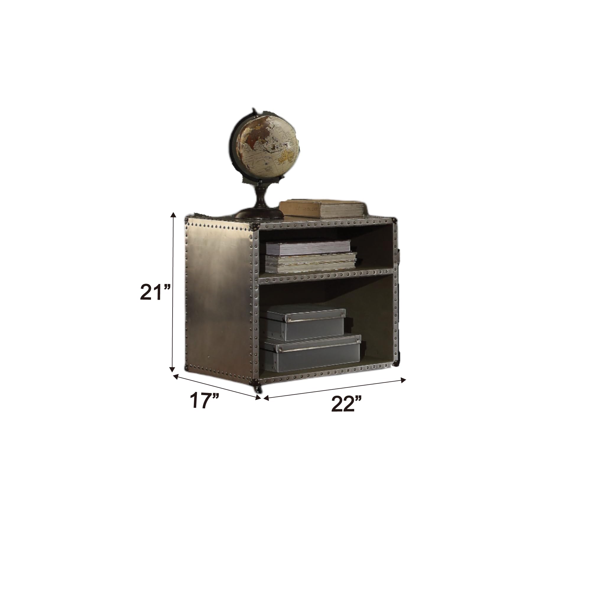 ★【展示品】ACME Furniture TRESTLES NIGHTSTAND Amazon.com: Acme Furniture 26218 Brancaster Nightstand with USB