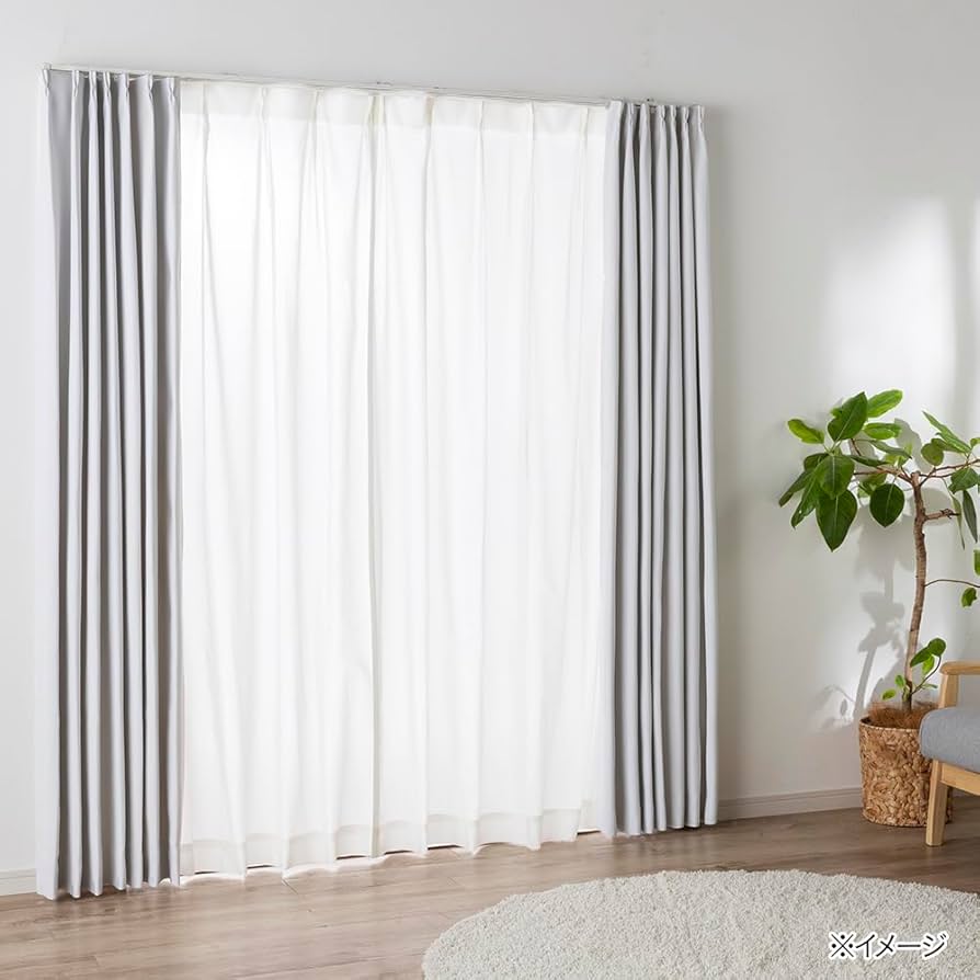 新品 防炎遮熱断熱エコミラーレースカーテン 100×176 ２枚組×４ナチュラル 遮熱 断熱 保温 ミラーレースカーテン 幅100×丈176cm 2枚組 日本