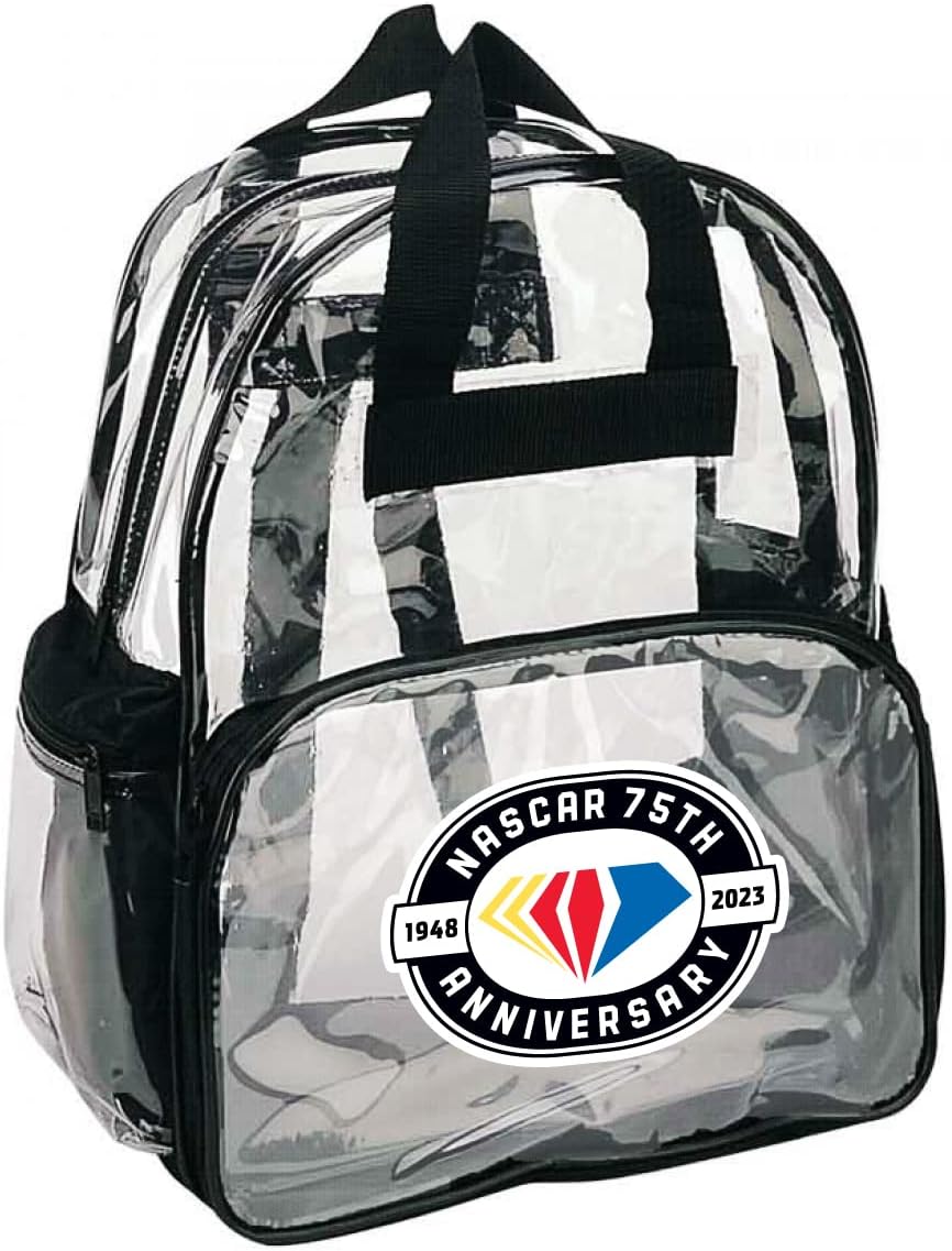 R and R ImportsClear View Backpack NASCAR 75 Year Anniversary