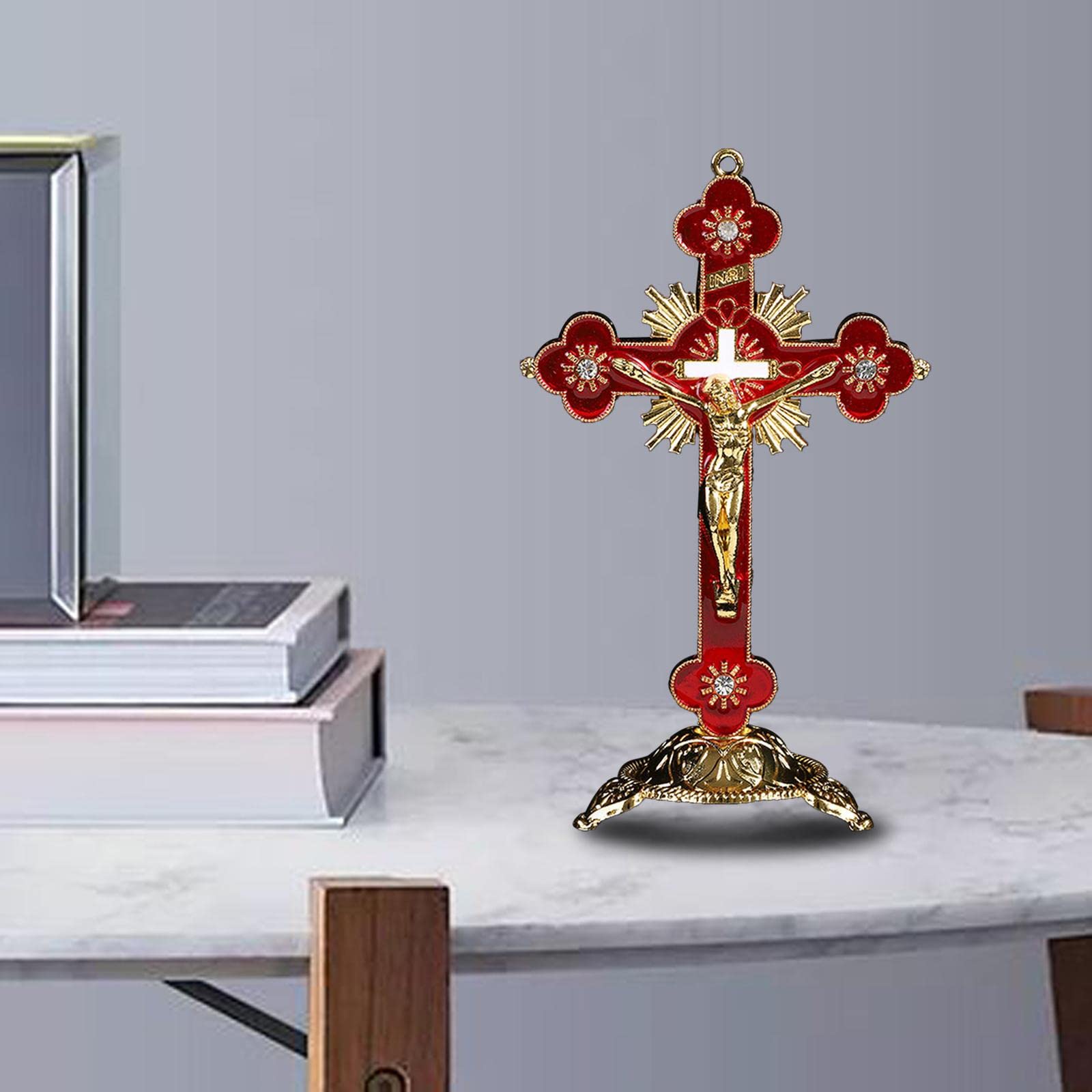 宗教関連のアンティークの聖品セット Amazon.co.jp: Hellery