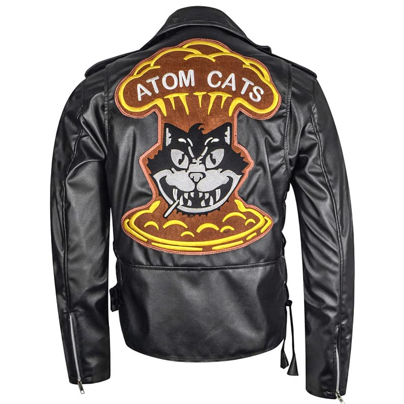 The Leathers HubMen's Atom Cats jacket-Fallout 4 Atom Cats Jacket-Video Game Fallout Atom Cats Faux Leather Jacket