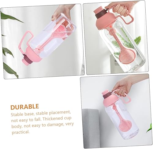 Miniatura 3 de VANZACK 3 Sets Sport Bottle Sports Bottle Water Botella De Travel Bottles for Toiletries Plastic Containers Clear Container Plastic Straw Fitness