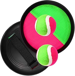 BESPORTBLE Jogo De Arremesso De Bola De Remo De Disco Auto-Stick Jogo De Remo Brinquedos De Bola De Dardo Alvo Bola Pegajosa Brinquedos Para Crianças Playset Para Crianças Jogo De Mão