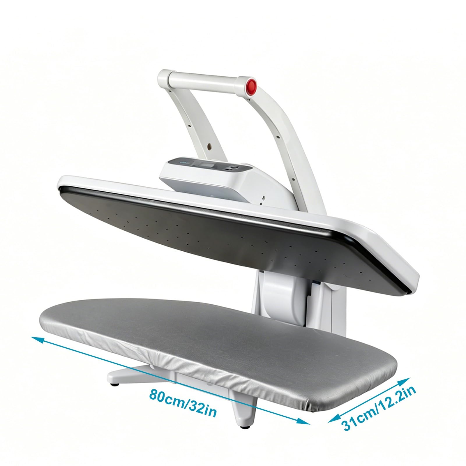 Pressa da Stiro Professionale 1800W, Stiratura Facile di Grandi Capi con Superficie 80cm, Pressione Potente 50kg per Risultati Senza Pieghe, Massima Sicurezza Casa