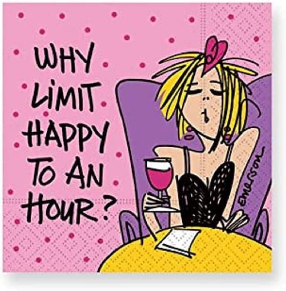 Design Design Limit Cocktail Napkins, 5", Multicolor