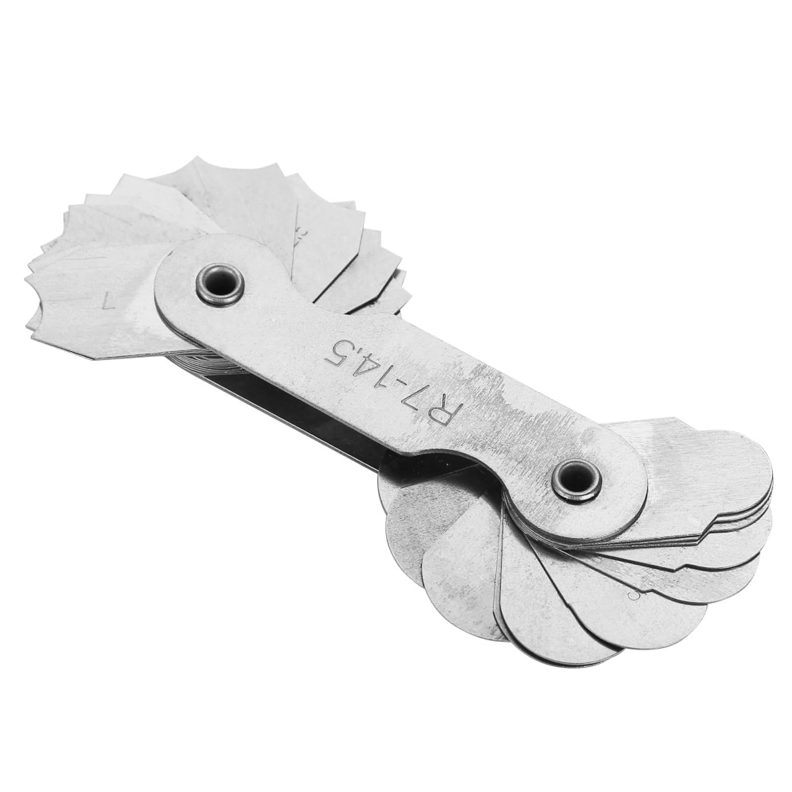 Konkave Lehre, Konvexe Lehre, Radiuslehre, Kehllehre, Maschinist für Werkzeugarbeiter für Formenbauer (R7-14,5 MM)