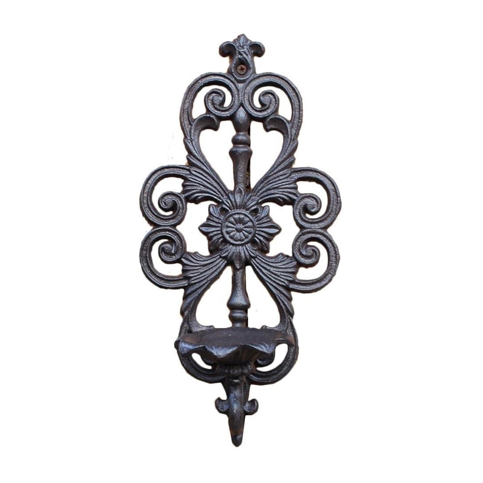 Candelabro a più bracci Portacandele da parete in metallo con supporto for fattoria Decorazione per mensola del camino
