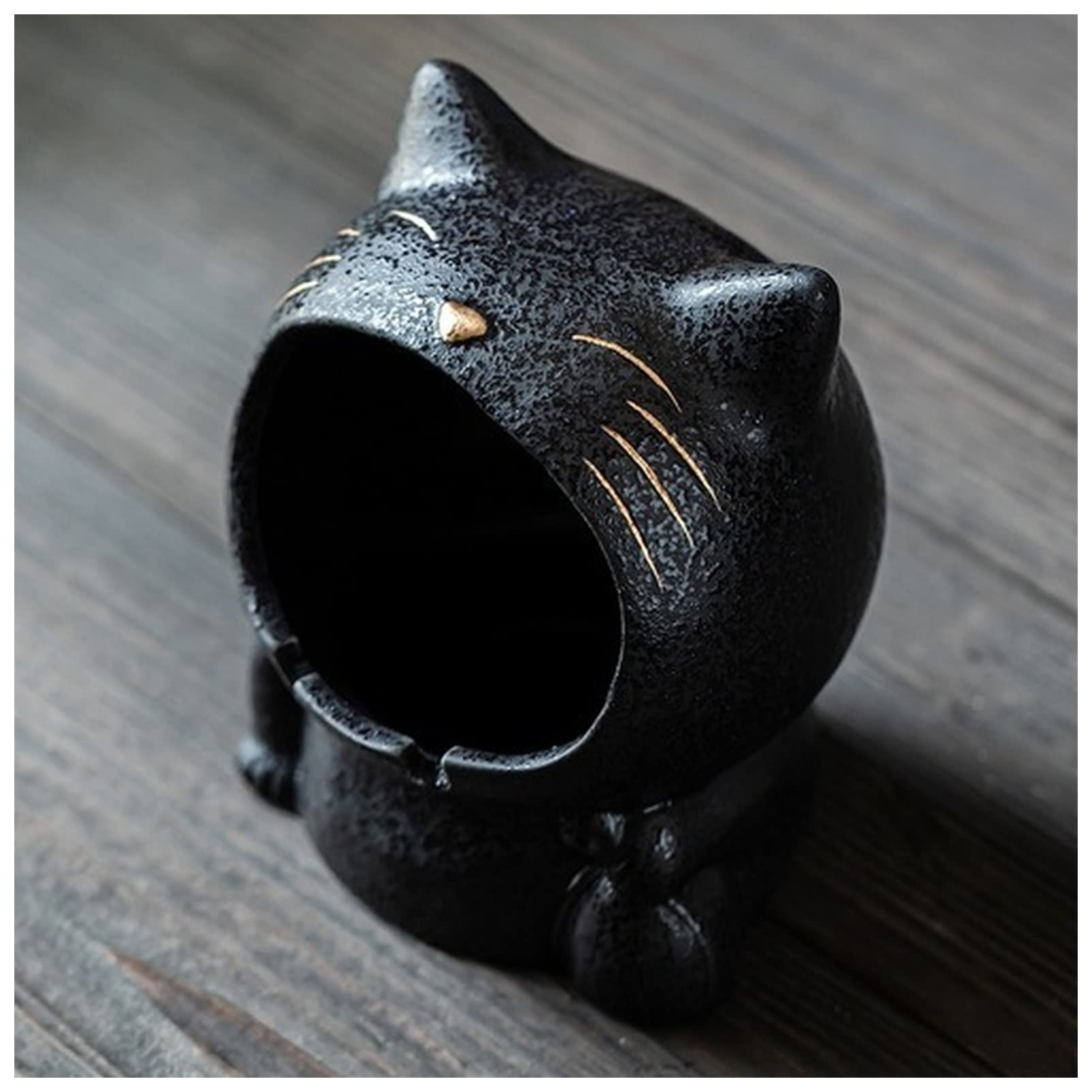 家庭用アニメの猫灰皿はかわいいデザインのセラミック大烟筒です Amazon.co.jp: 携帯灰皿 かわいい漫画猫クリエイティブアート灰皿