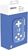 8Bitdo Micro Bluetooth Gamepad Pocket-sized Mini Controller for Switch, Android, and Raspberry Pi, Supports Keyboard Mode (Blue)