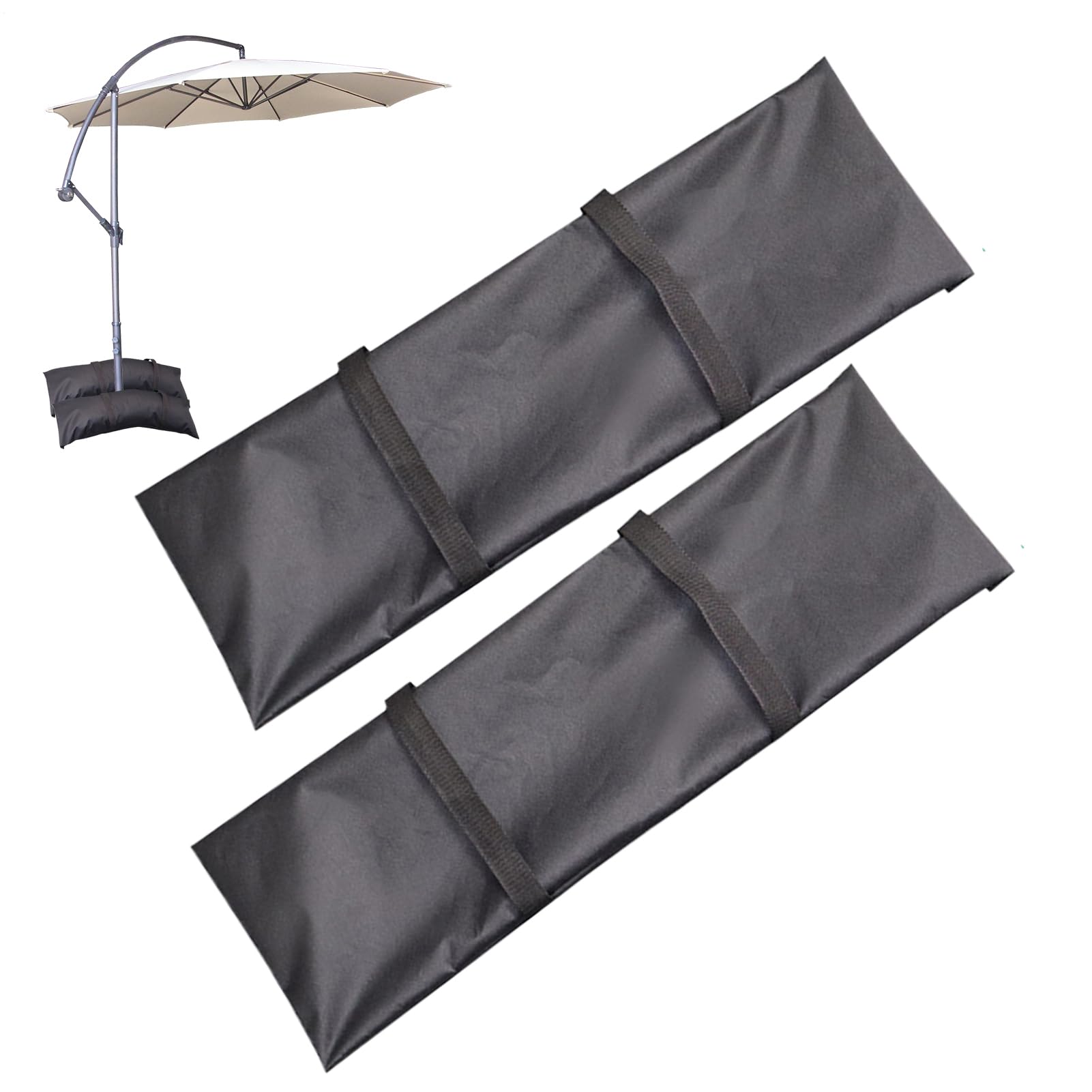 Sac de sable pour pied de parasol extérieur | Lest de tonnelle, trampoline et jardin 600D