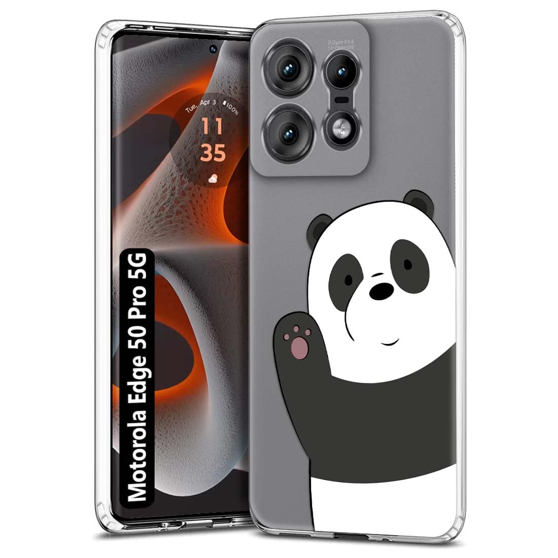 Fashionury Back Cover for Motorola Edge 50 Pro 5G Designer | Printed|Transparent |Flexible| Silicon -D1049 (B0D1VD85H6) Amazon Price History, Amazon Price Tracker