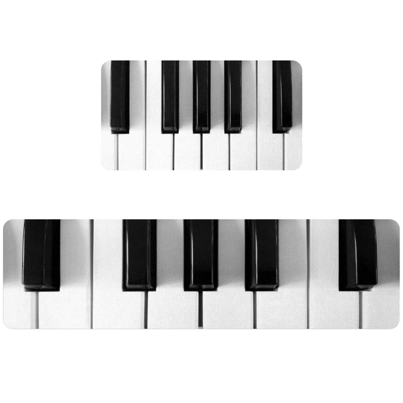 Alfombrillas de cocina de piano antideslizantes lavables VAPOKF para evitar resbalones