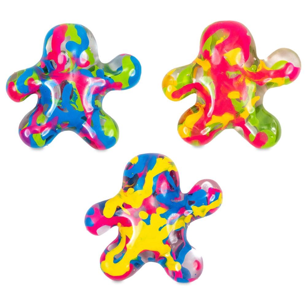 Inkerz Man (One Supplied at Random) – Squishy Paint Effect Sensory Fidget Toy, Squeeze Toy for Kids, Stress Relief, Squish Craze Trend — image 1
