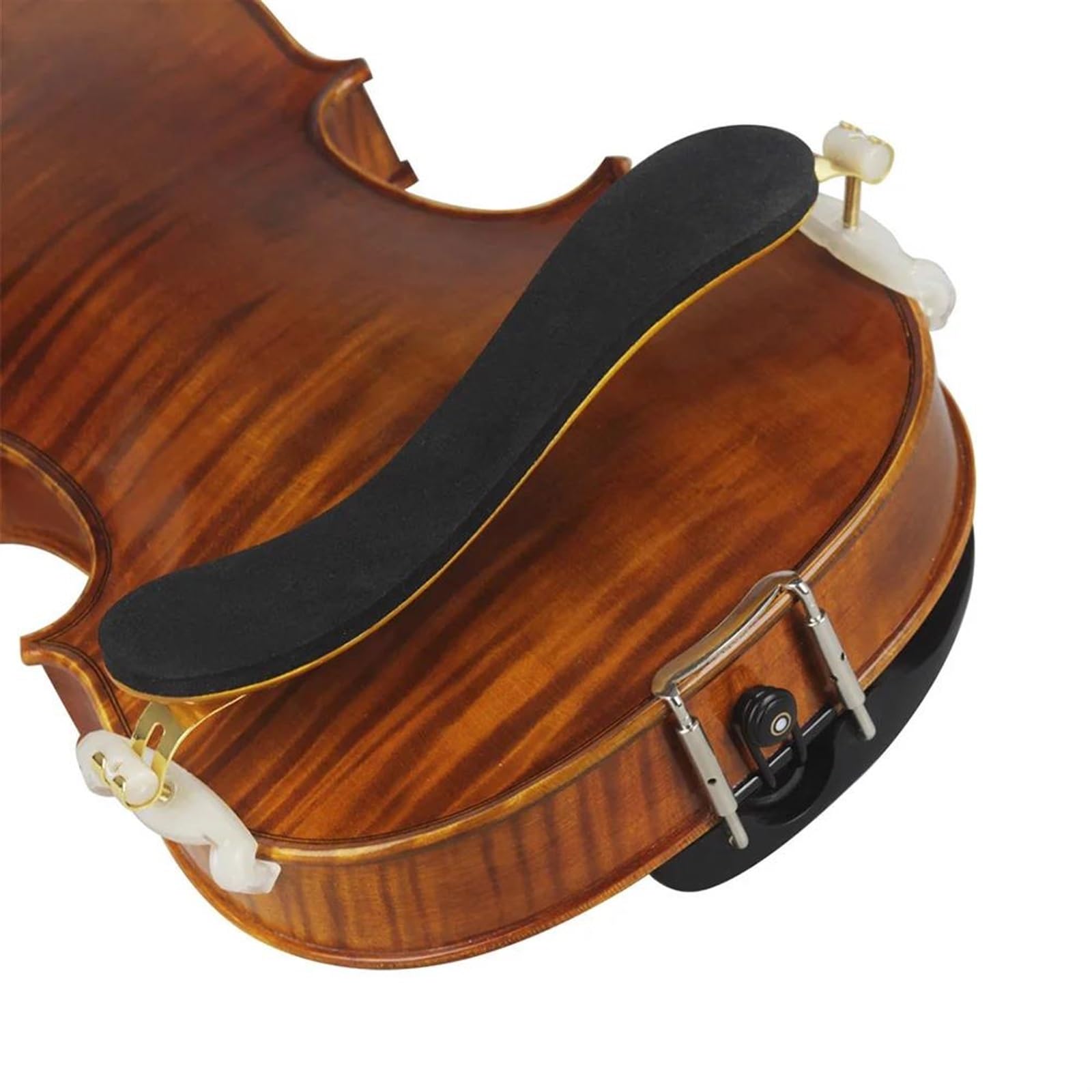 Accesorios para violín Soporte de apoyo para el hombro para violín, almohadilla ajustable para el hombro, piezas de violín de madera, accesorios para instrumentos de cuerda (Color : A 1/2)