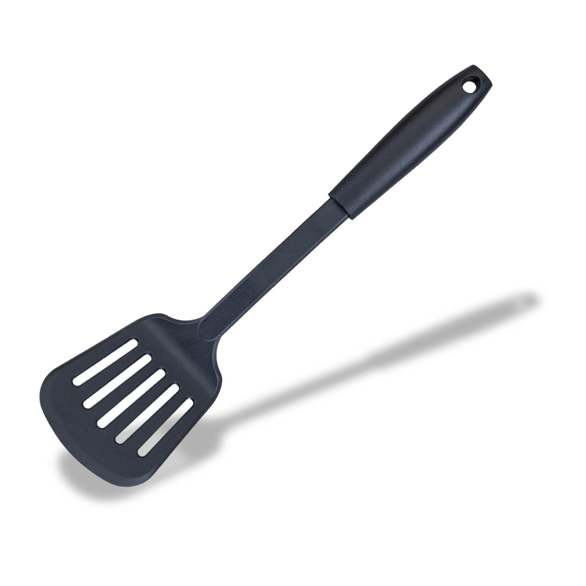 Fackelmann INITIAL Slotted Turner, Plastic, Fish Slice, Non-Stick Kitchen Cooking Spatula, Anti-Scratch, Burger Flipper, Heat-Resistant, Cooking Draining & Frying BBQ Utensil, 31.5cm