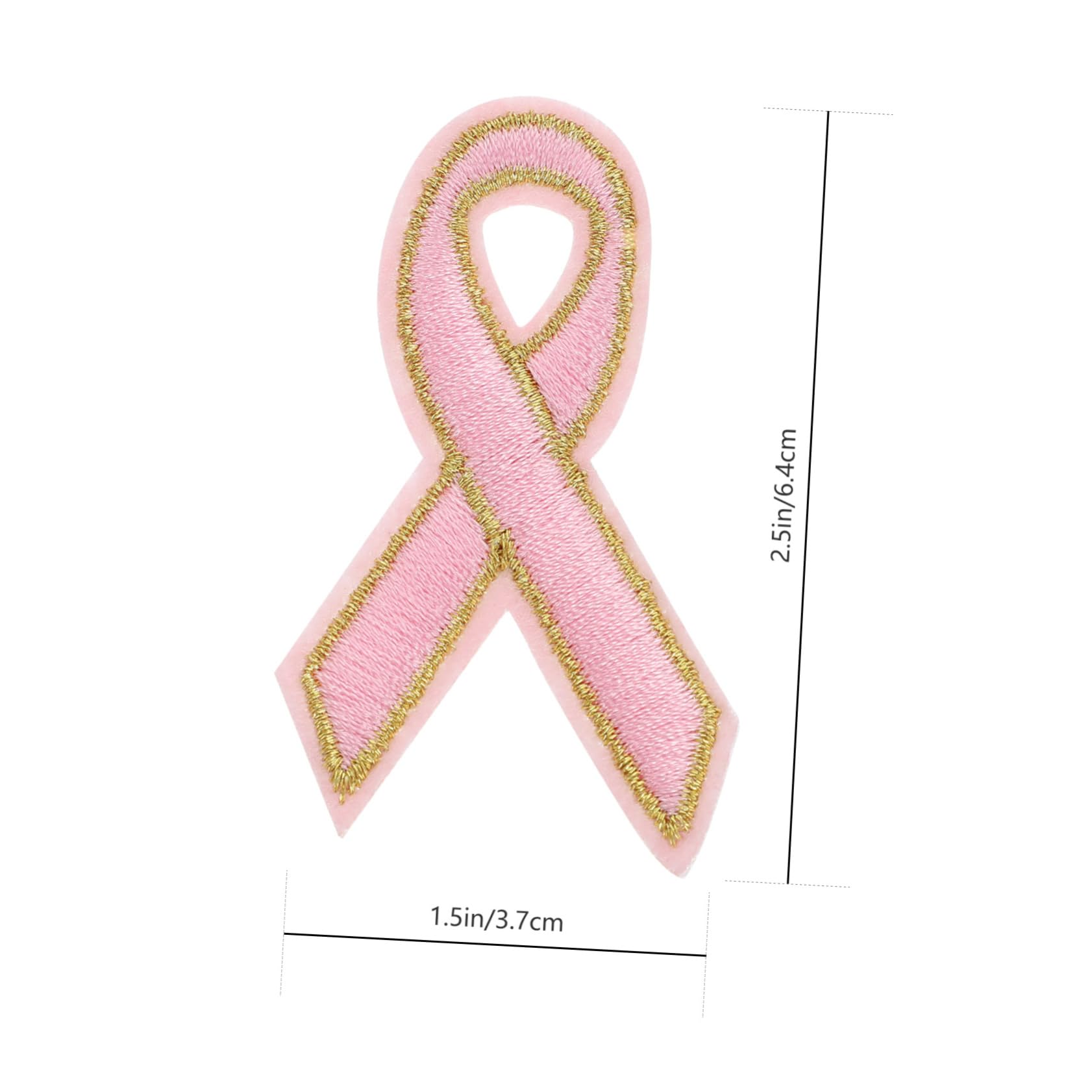 HOMSFOU 3 Set Toppe Decorative Forma Per Consapevolezza Sul Patches Termoadesive Per Abbigliamento Riparazione E Decorazione Dei Vestiti 20 Pezzi * 3