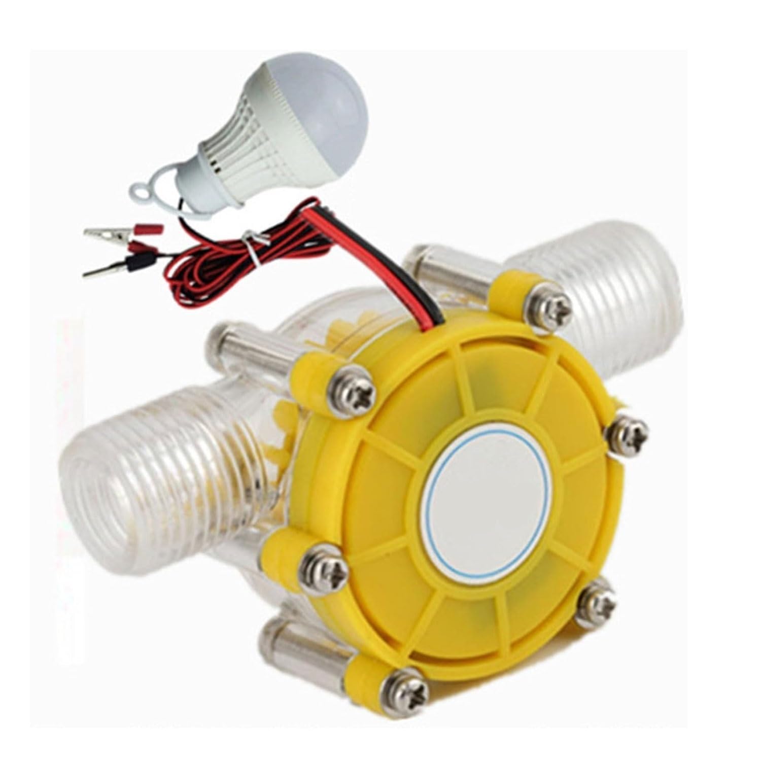 12V DC Hydroelectric Generator 10W Mini Water Turbine Generator Micro Portable Power Station for DIY Projects or Powering