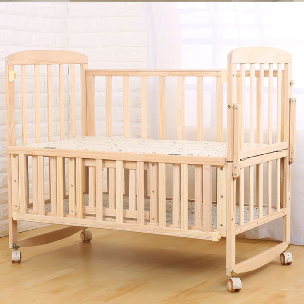 4 Pièces Muet Pivotantes 360° Roues, Support Roulettes Pivotantes Lit de bébé, Meubles Lit de Bébé Roues en Caoutchouc, pourchariots chariot lit bébé meuble table étagère à chaussures table basse