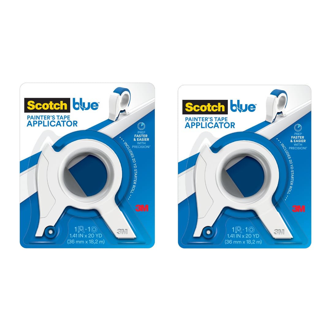 Scotch Blue Painters Tape Applicator, 1.41 Inches x 20 Yards, 2 Pack