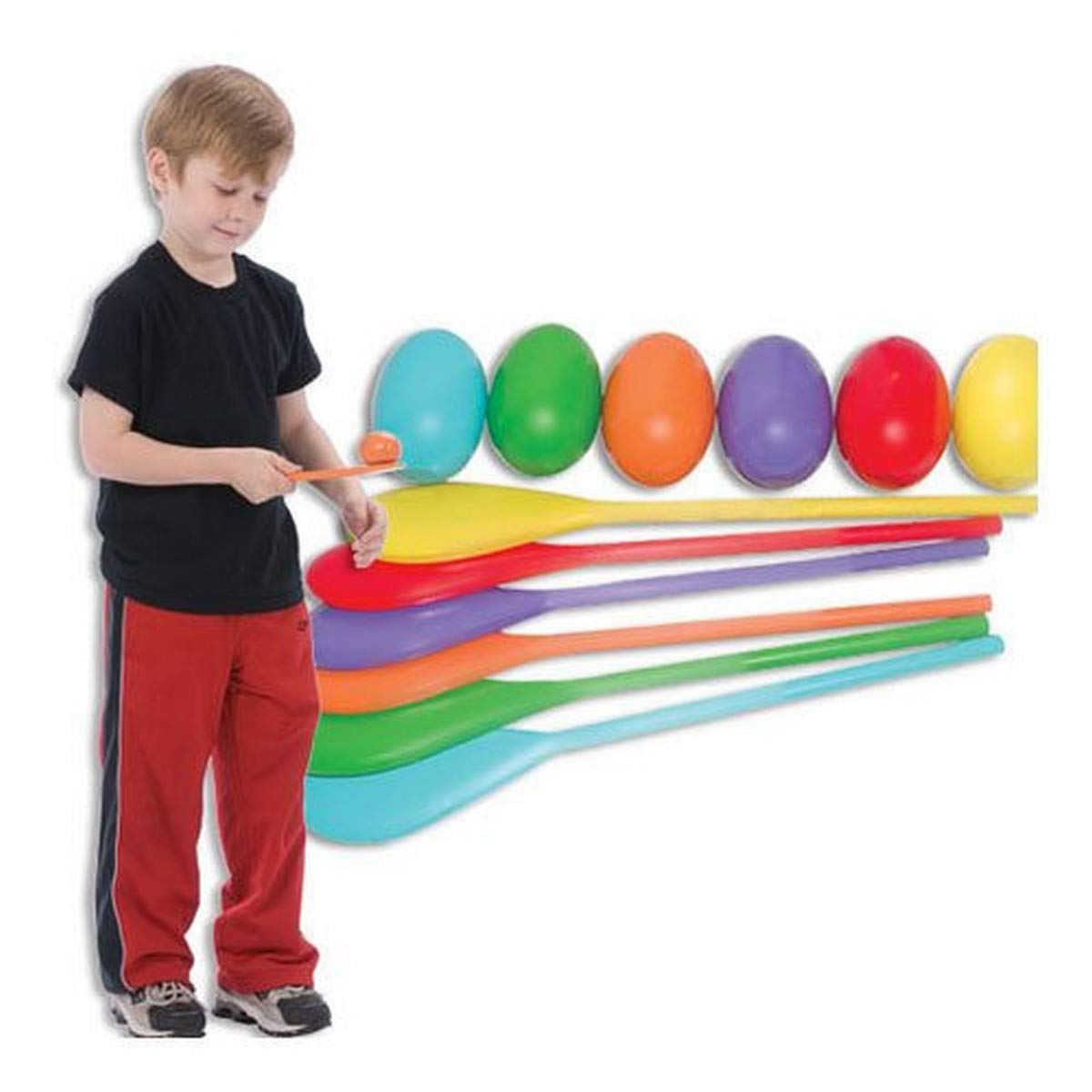 Wooden Egg & Spoon Set