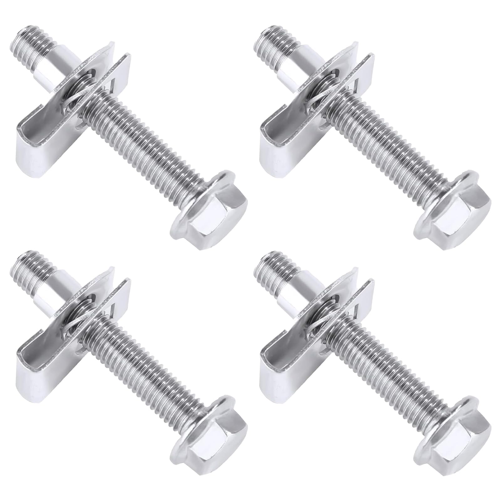Fuel Tank Strap Bolts, 304 Stainless Steel Tank Strap Hardware Kit Compatible with Chevy Silverado Tahoe Suburban Avalanche Colorado, Replace 55157,GM