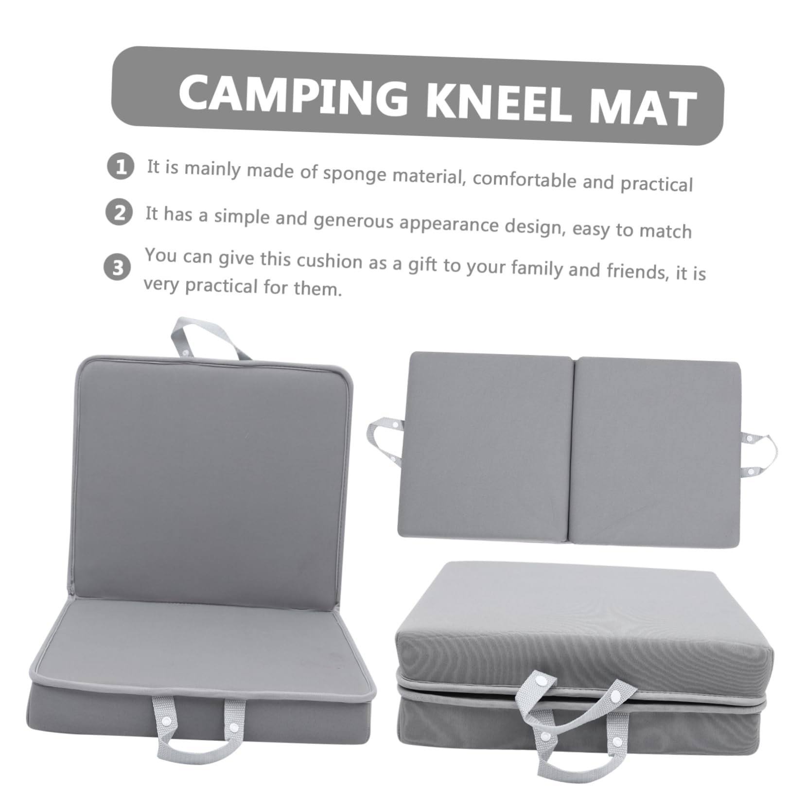 2 Piezas Almohadilla para Arrodillarse de y Flexible Cojín Protector para Rodillas Multifuncional para Jardín Baño Yoga y Trabajo Doméstico Color Gris