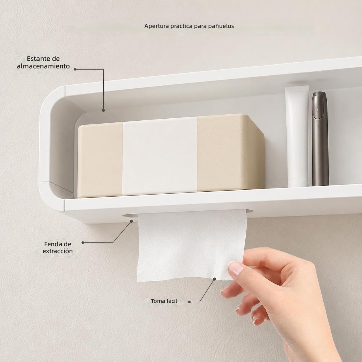 Szafka ścienna z inteligentnym zaokrąglonym lustrem, przestrzennym aluminium i włóknem węglowym, oświetleniem i funkcją przeciwmgielną