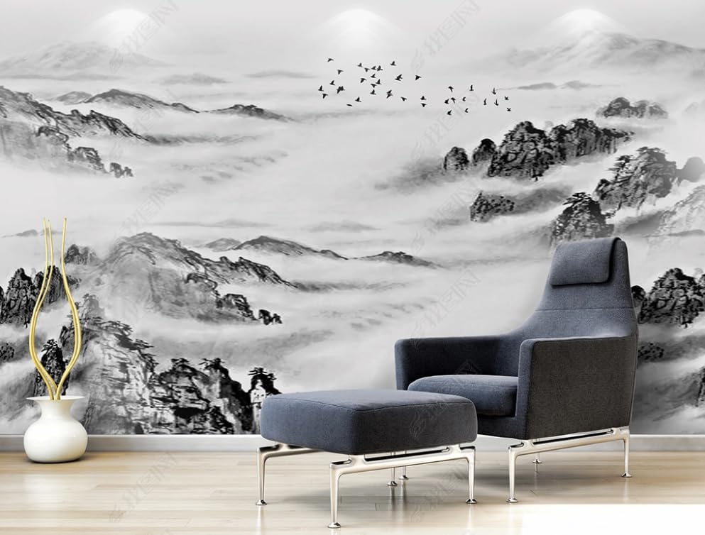 Papier peint intissé paysage masquant grand format 350x256cm - 3