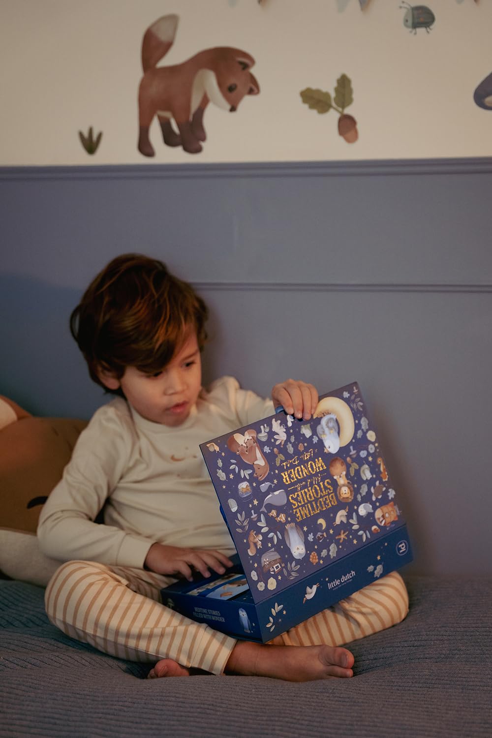 Little Dutch 4781 Proyector de linterna para niños cuentos de buenas noches - Forest Friends