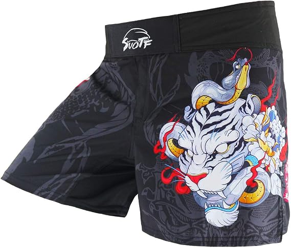 MMA Shorts for Men Fight Shorts Men BJJ Boxing Trunks for Men Grappling