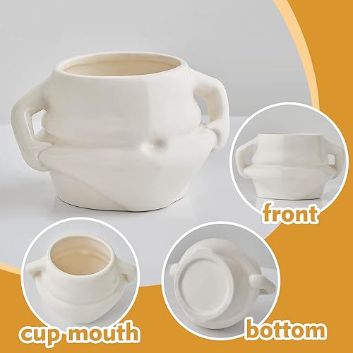 Miniatura 2 de Lindas tazas de café, tazas de café divertidas de 13 onzas para mujeres, taza de cerámica de vientre grueso, regalos de broma para hombres, regalos