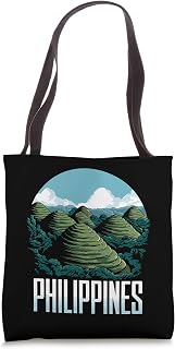 Philippines Chocolate Hills Bohol, Tropical Paradise Fun Tote Bag