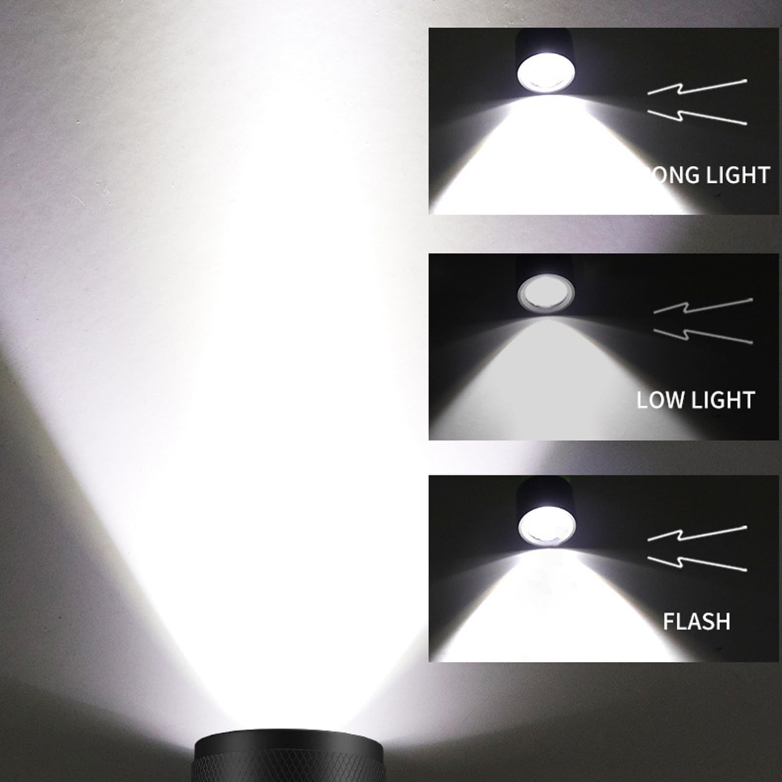 Torcia elettrica subacquea a LED impermeabile in lega di alluminio Luce da pesca a LED adatta per immersioni in mare e pesca Uso torcia elettrica subacquea