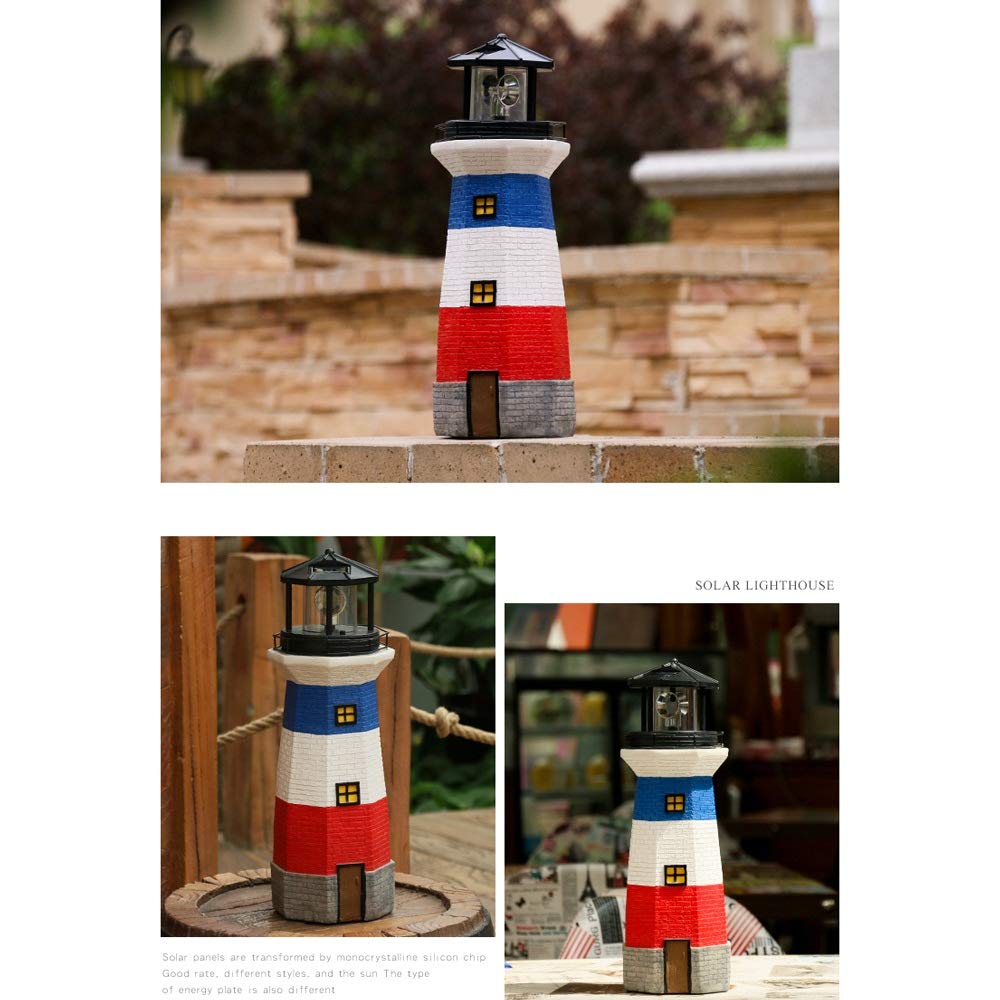 Lampa zewnętrzna, solarna lampa zewnętrzna do przedszkola D & Eacute; COR oświetlenie krajobrazu LED zasilana energią słoneczną lampa latarnia morska atrakcja turystyczna dekoracyjna