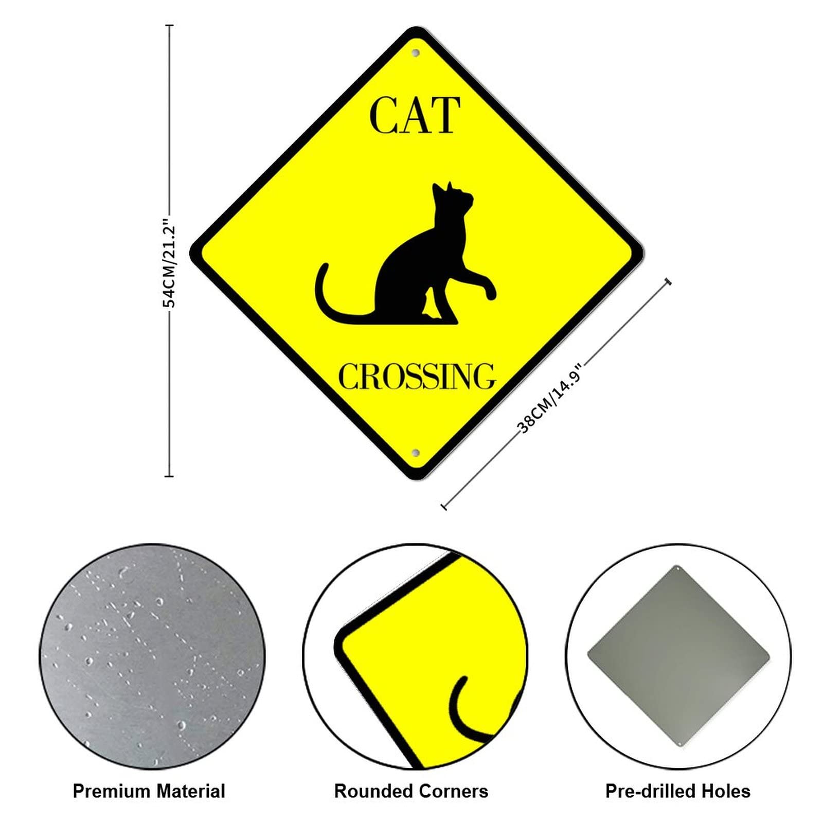 Incrocio D'avvertimento Giallo Delle Alci Di Attenzione Del Segnale Stradale Traffico Diamante Inviato Accanto Alla Strada Quebec 101217069 - Foto 2