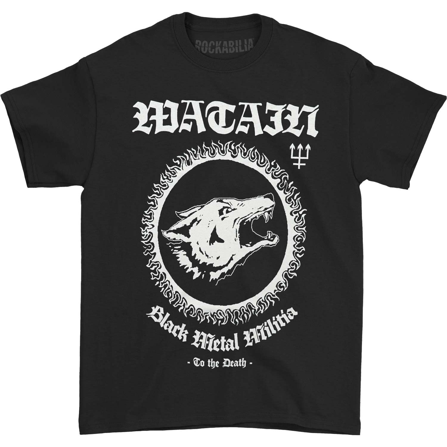 Watain 'Black Metal Militia' (Black) T-Shirt