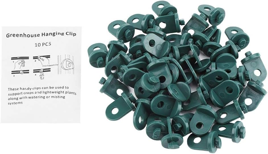 Amazon.com: 50 PCS Greenhouse Hook, Plastic Greenhouse Hook Plant ...