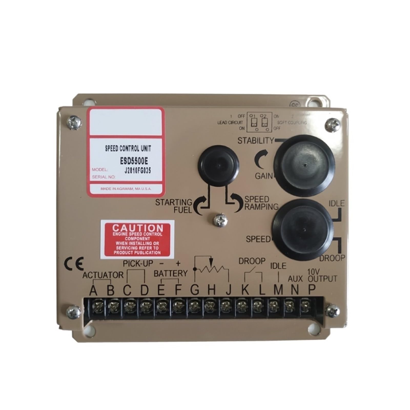 ESD5500E Diesel Engine Generator Electronic Governor Control Board Speed Controller Series