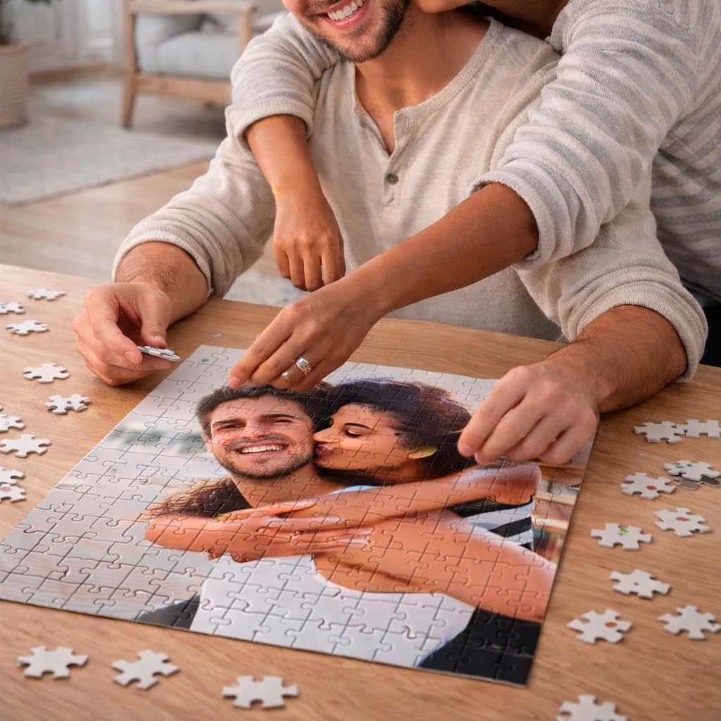 Puzzle Personalizado con Foto y Texto, Regalo Original - 100 Piezas