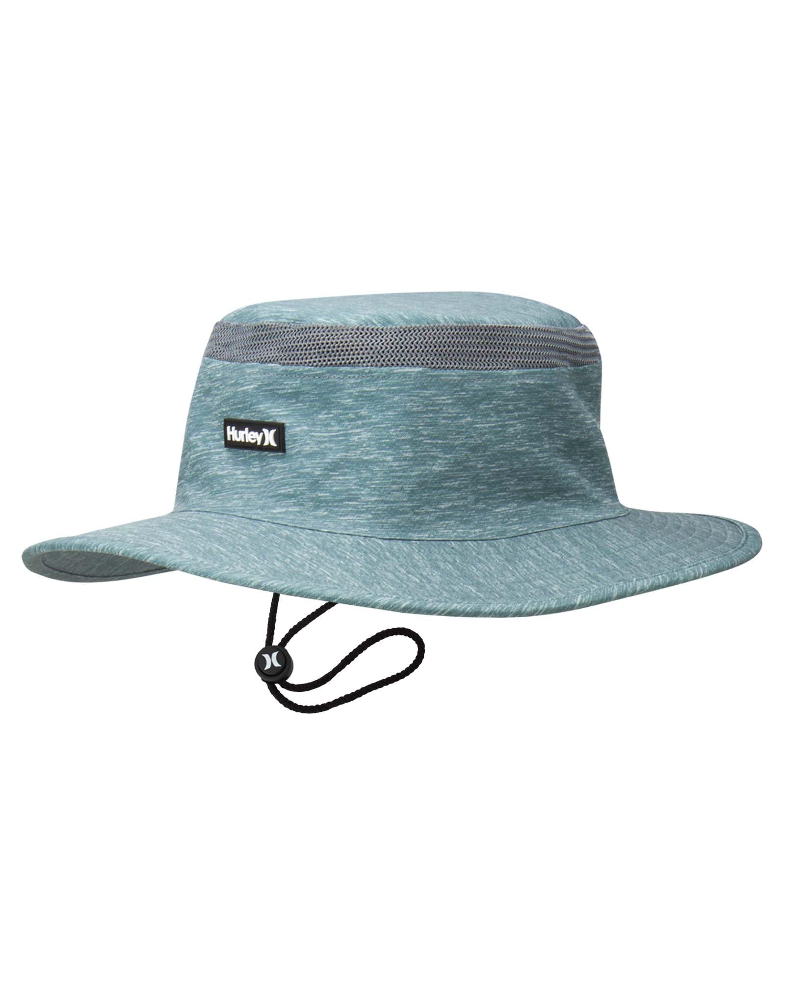 Hurley Mens' Hats - UPF 50+ Phantom Getaway Boonie Sun Hat with Chin Strap Cord, Size Large-X-Large, Grey