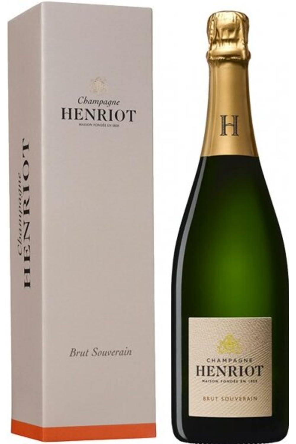 HENRIOT Brut Souverain avec étuis - Champagne - bouteille de 75cl
