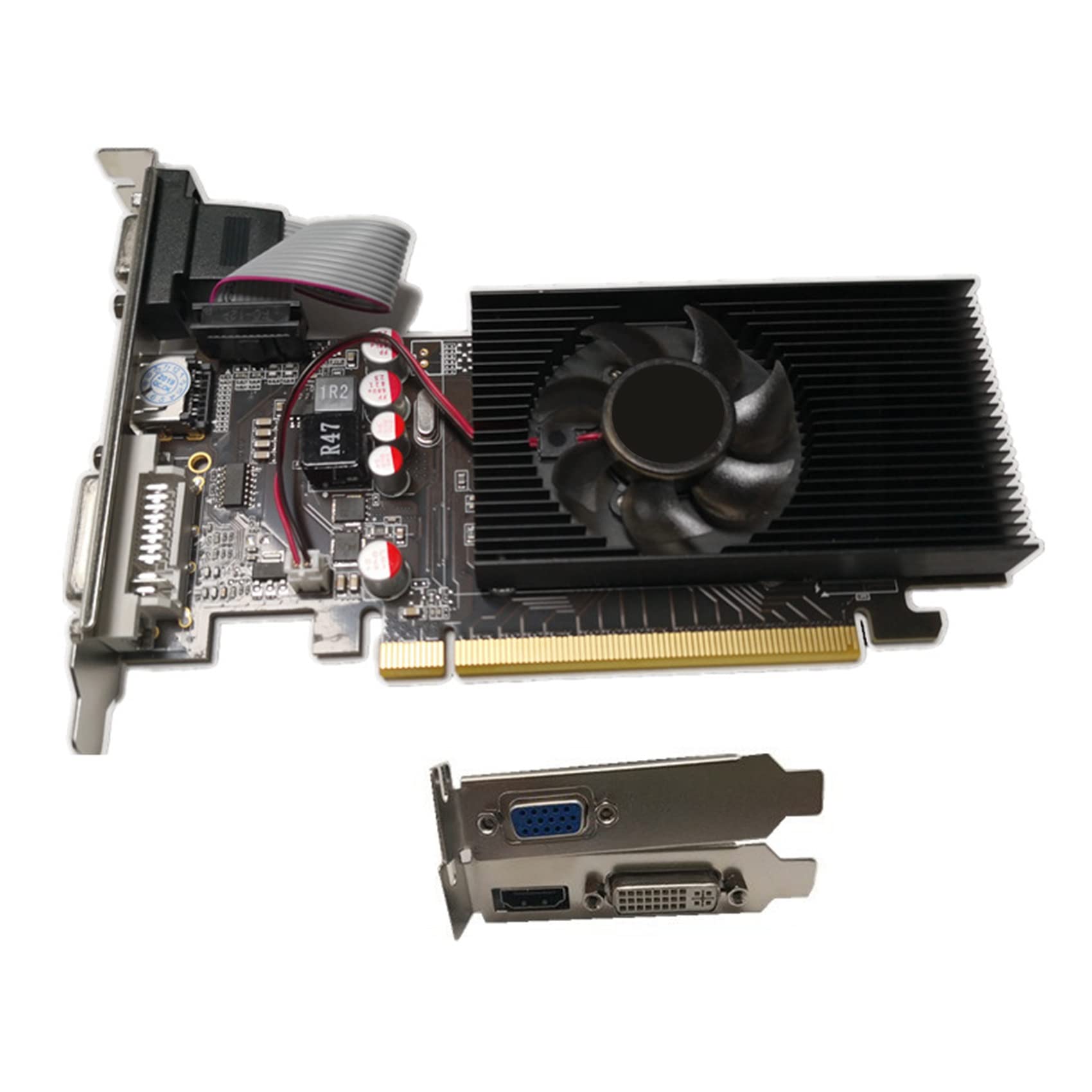Scheda grafica GT210 1GB DDR2 64 bit PCIE 2.0 GPU Scheda Video Desktop DVI VGA Compatibile