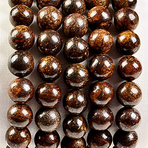 Image of MASSIVE BEADS Natural Healing Power Gemstone Crystal Beads Unisex Adjustable Macrame Bracelets, 6mm, Stone, brazanite