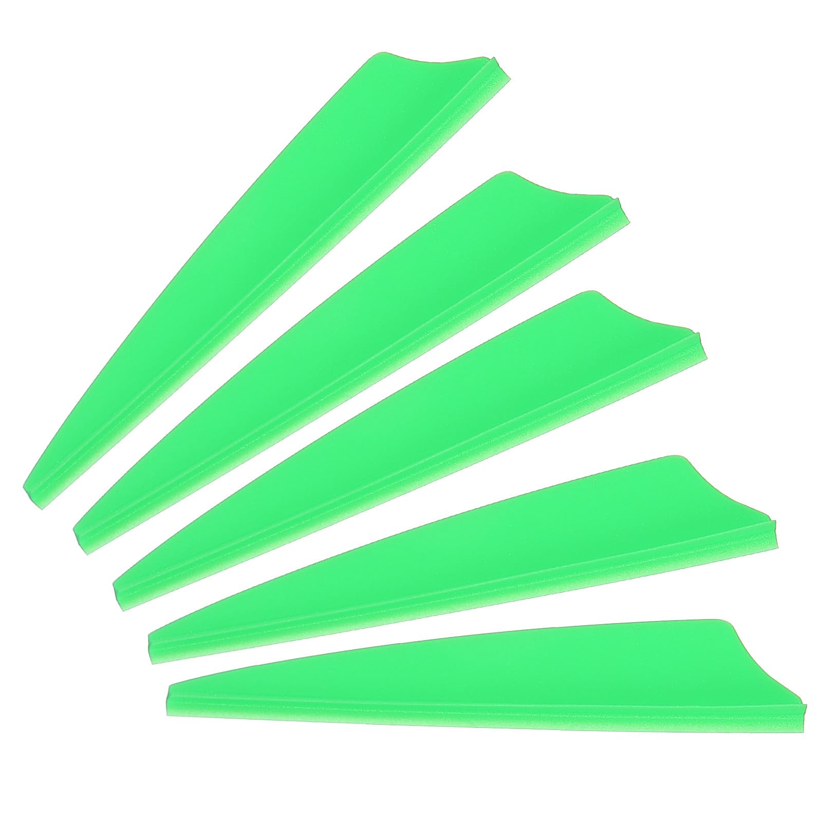 PATIKIL Arrows Vanes, 36 Pack 2.5 Inch Arrow Fletching Archery Arrow Feather Shield Fletch for DIY Target Shooting, Green